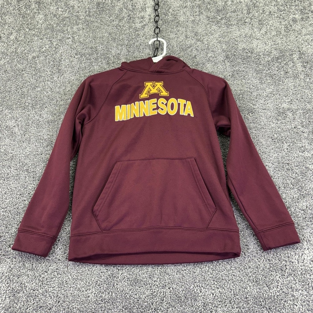 Minnesota Golden Gophers Sweatshirt Boys Small Red NCAA College Colosseum Hoodie